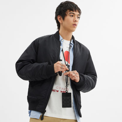 ID Lanyard In Signature Canvas