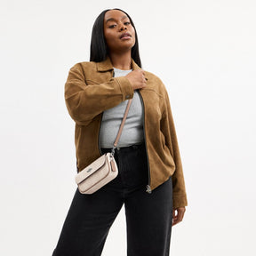 Hailey Flap Bag In Signature Canvas