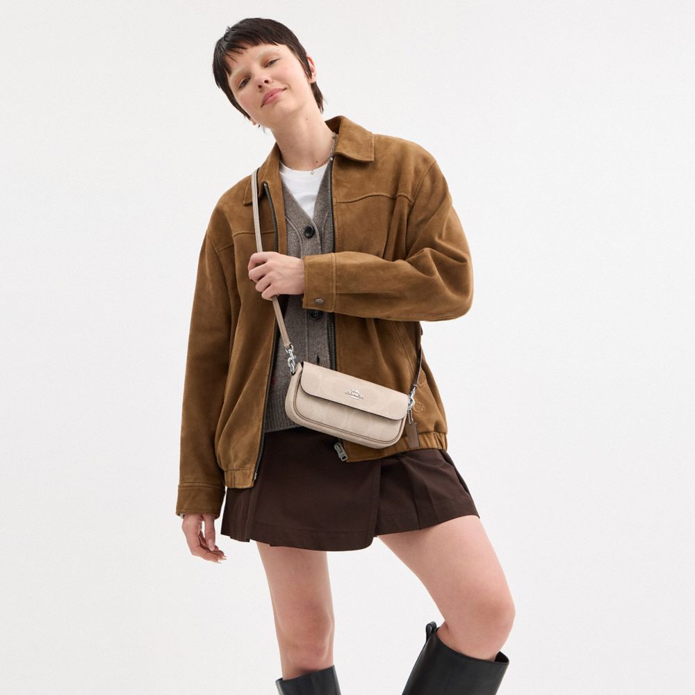 Hailey Flap Bag In Signature Canvas