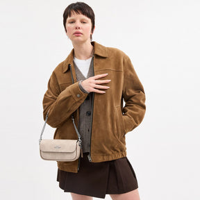Hailey Flap Bag In Signature Canvas