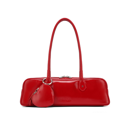 Candy Red Crinkle Patent Leather