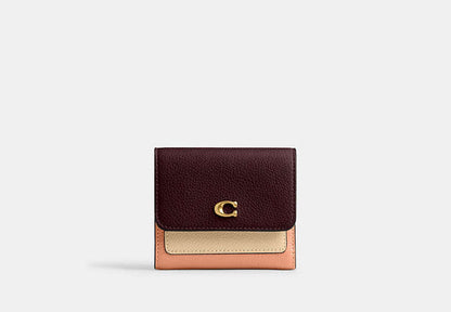 Mila Small Flap Wallet In Colorblock