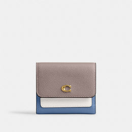 Mila Small Flap Wallet In Colorblock