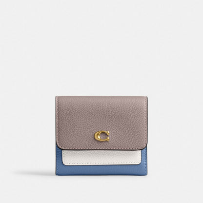 Mila Small Flap Wallet In Colorblock