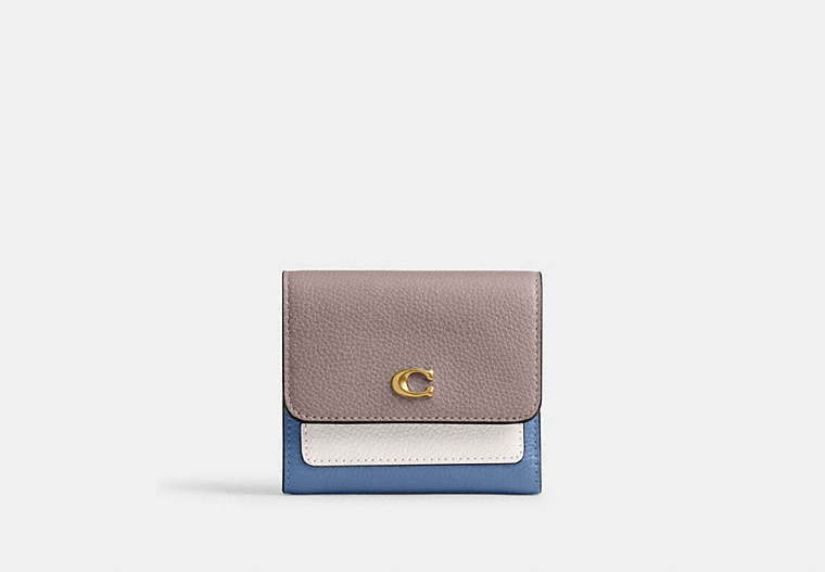 Mila Small Flap Wallet In Colorblock