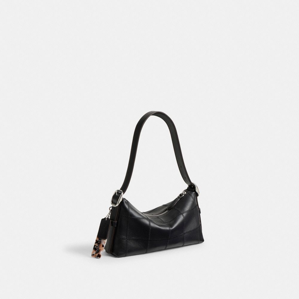Alter/Ego Small Slouchy Shoulder Bag In Checkerboard Upcrafted Leather