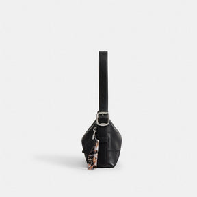 Alter/Ego Small Slouchy Shoulder Bag In Checkerboard Upcrafted Leather