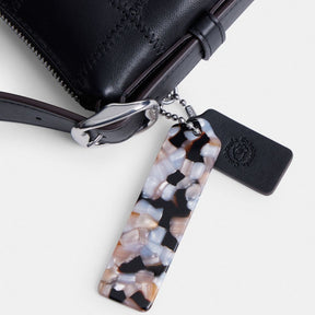 Alter/Ego Small Slouchy Shoulder Bag In Checkerboard Upcrafted Leather