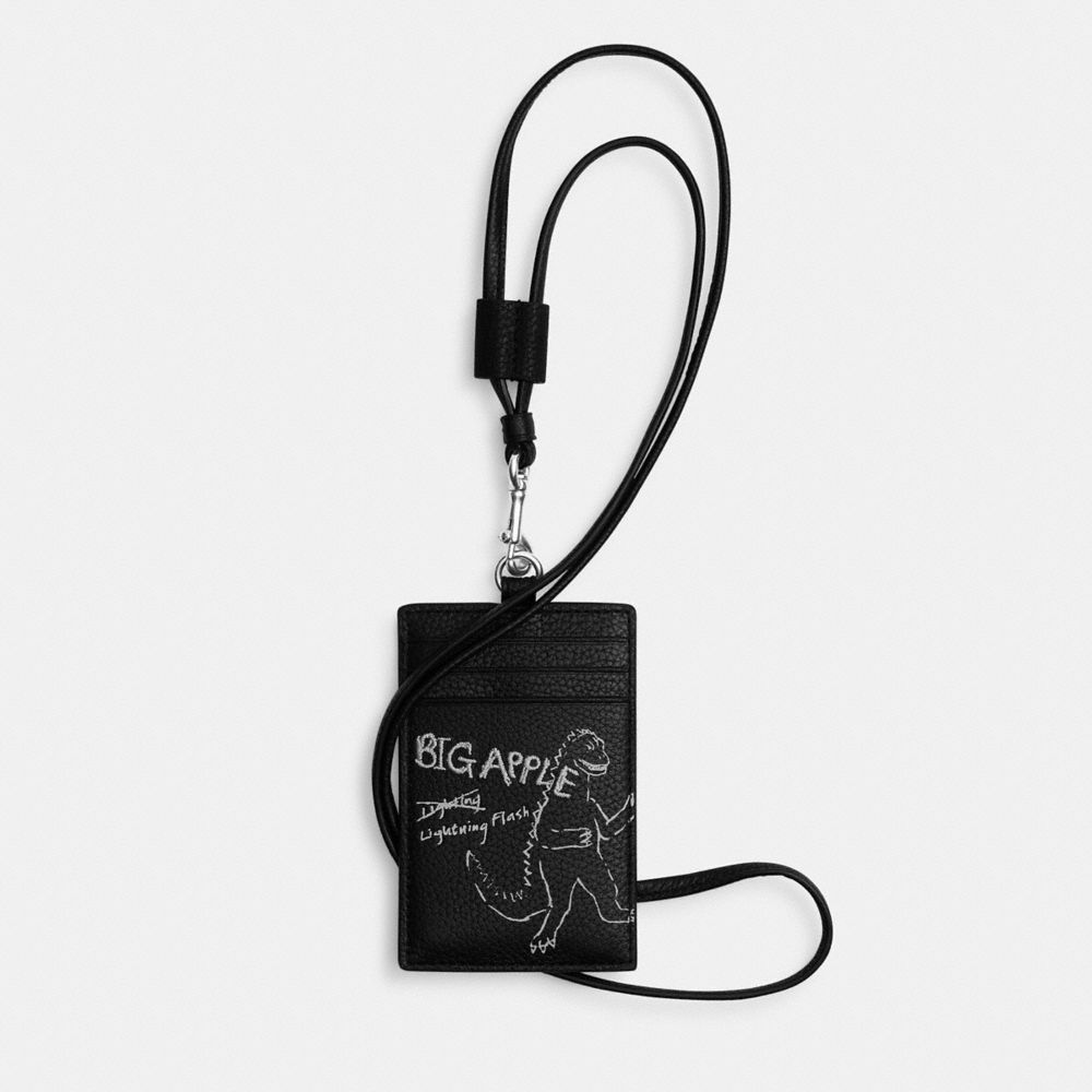 Id Lanyard With Sketch Print