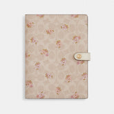 Notebook In Signature Canvas With Floral Print
