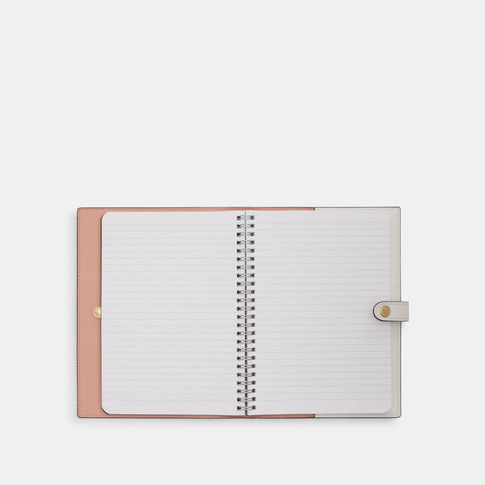 Notebook In Signature Canvas With Floral Print