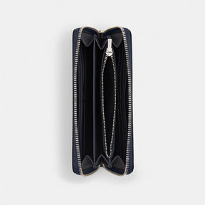 Long Zip Around Wallet In Signature Canvas