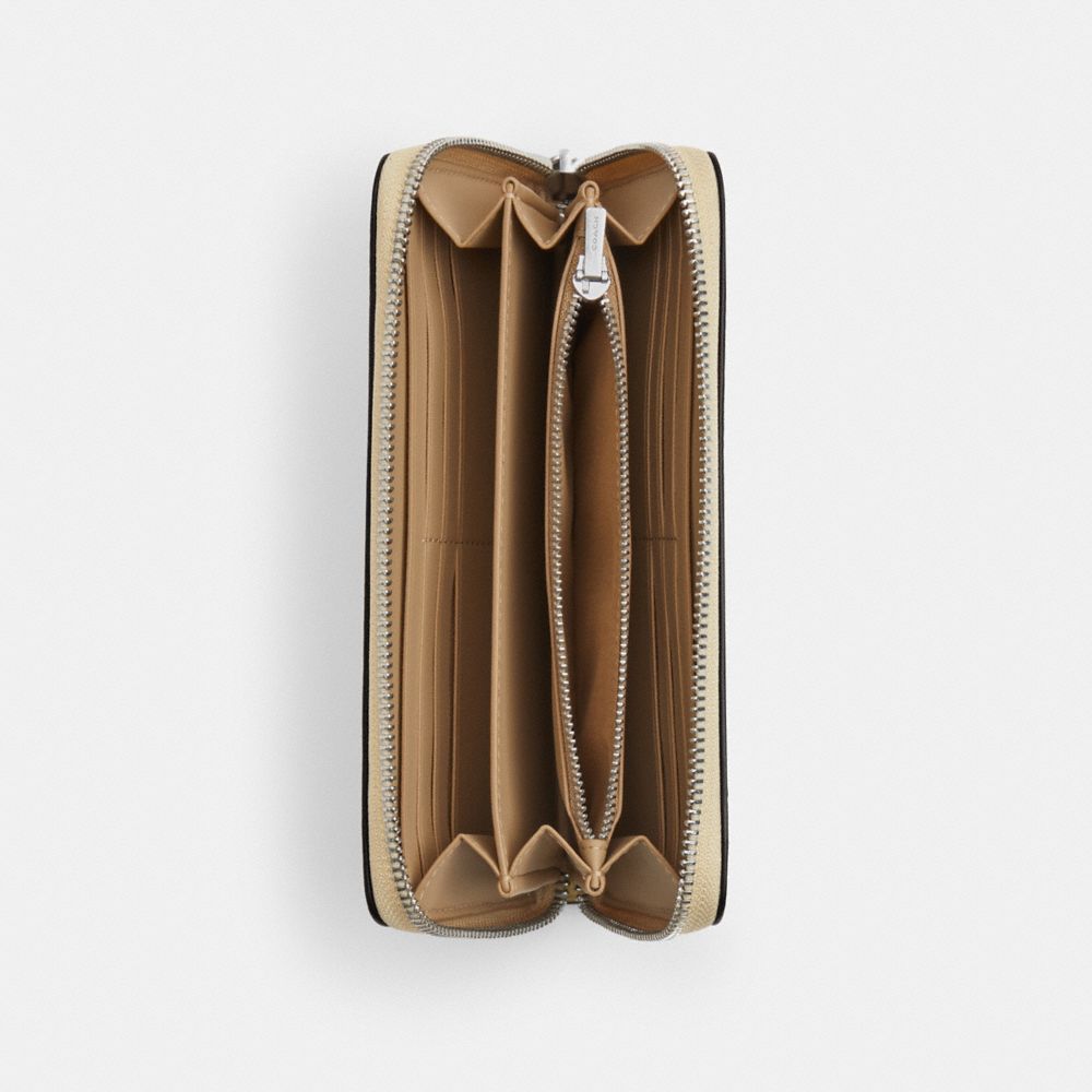 Long Zip Around Wallet With Lemon Print