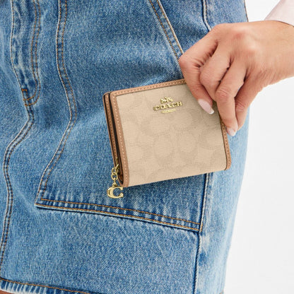 Snap Wallet With Cherry Print