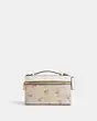 Cosmetic Case In Signature Canvas With Floral Print
