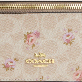 Cosmetic Case In Signature Canvas With Floral Print