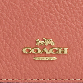 Card Holder Wallet In Signature Canvas With Floral Print