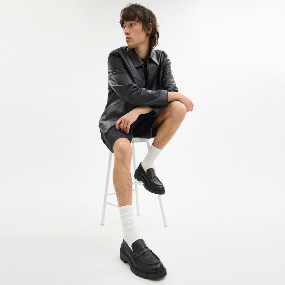 Loafer With Signature Print