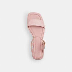 Gale Wedge Sandal In Signature Canvas