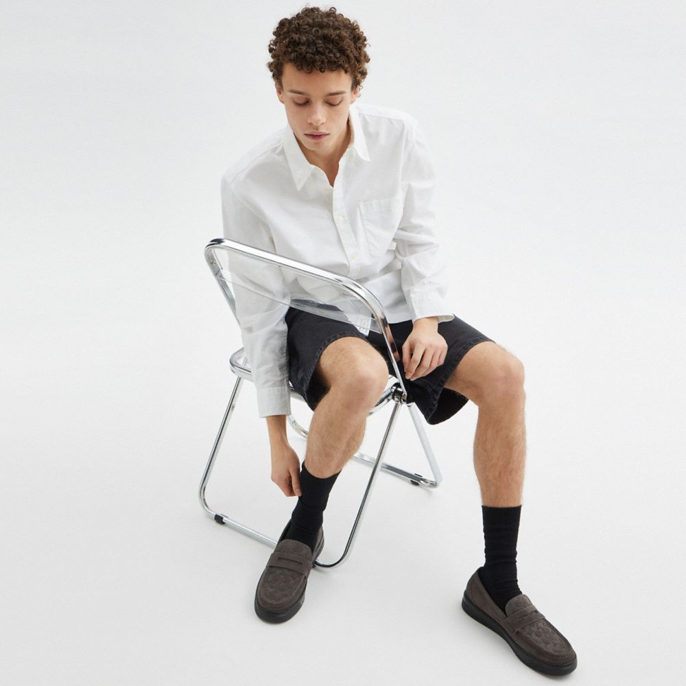 Hybrid Loafer With Signature Print