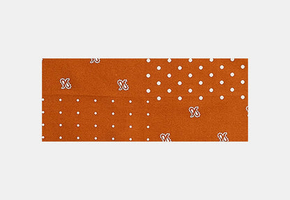 Horse And Carriage Dot Print Silk Bandana