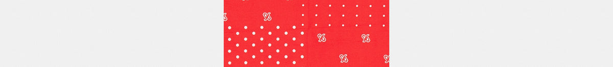 Horse And Carriage Dot Print Silk Bandana