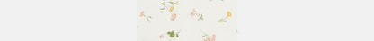 Tossed Floral Print Silk Diamond Scarf