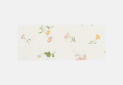 Tossed Floral Print Silk Diamond Scarf