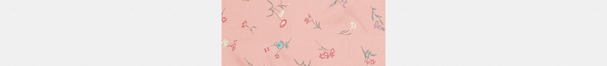 Tossed Floral Print Silk Diamond Scarf