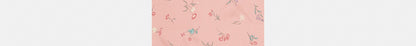 Tossed Floral Print Silk Diamond Scarf
