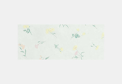 Tossed Floral Print Silk Diamond Scarf