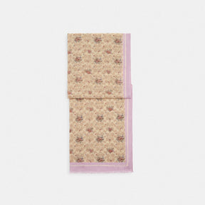 Signature Spring Blossom Print Oblong Scarf