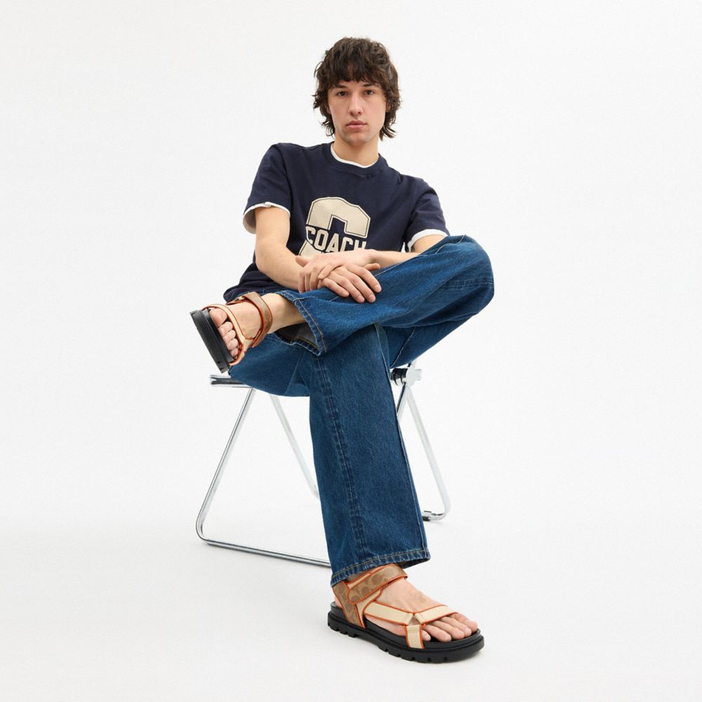 Sport Sandal In Signature Canvas