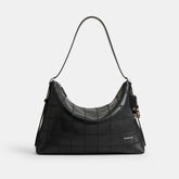 Alter/Ego Large Slouchy Shoulder Bag In Checkerboard Upcrafted Leather
