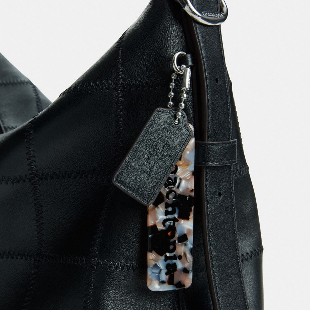 Alter/Ego Large Slouchy Shoulder Bag In Checkerboard Upcrafted Leather