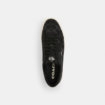 Canvas Sneaker In Signature Denim