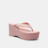 Thong Wedge Sandal In Signature Canvas