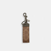 Loop Key Fob In Signature Canvas