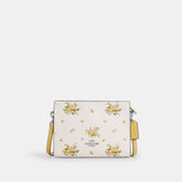 Slim Crossbody Bag With Floral Print