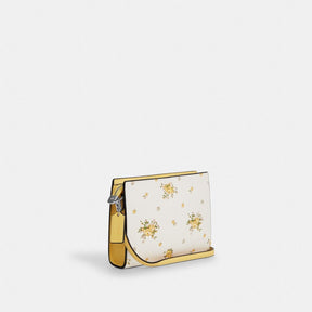 Slim Crossbody Bag With Floral Print