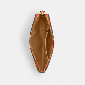 Corner Zip Wristlet In Signature Canvas