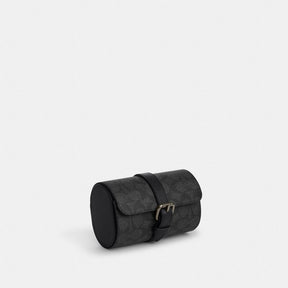 Watch Case In Signature Canvas