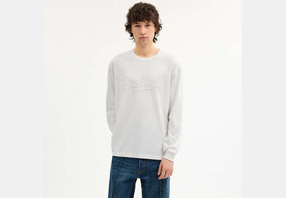 New York Long Sleeve T-Shirt In Organic Cotton