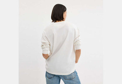 New York Long Sleeve T-Shirt In Organic Cotton