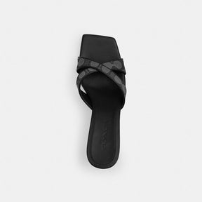 Wedge Sandal In Signature Jacquard