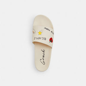 Pool Slide With Sketch Print