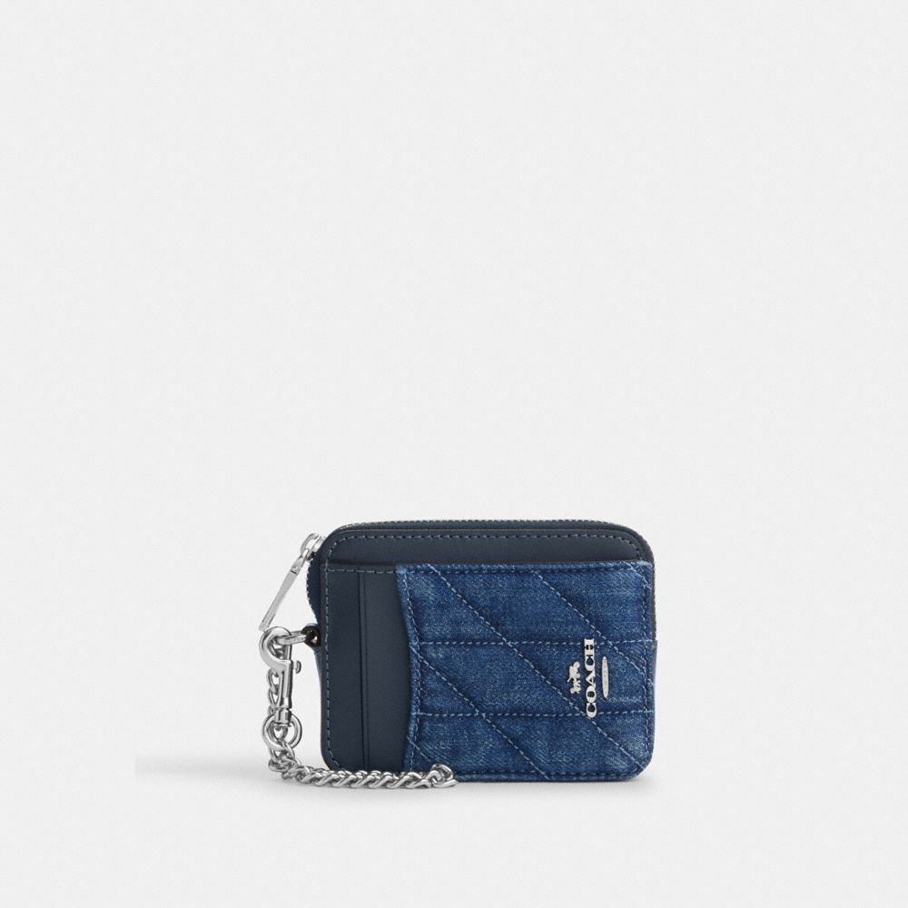 Zip Card Case With Quilting
