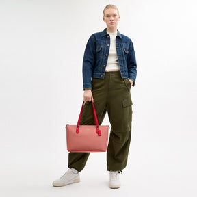 Gallery Tote Bag In Colorblock