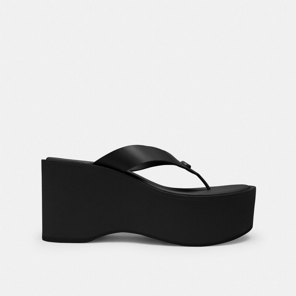 Sculpted C Platform Flip Flop