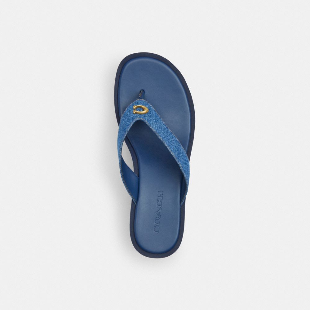 Sculpted C Platform Flip Flop
